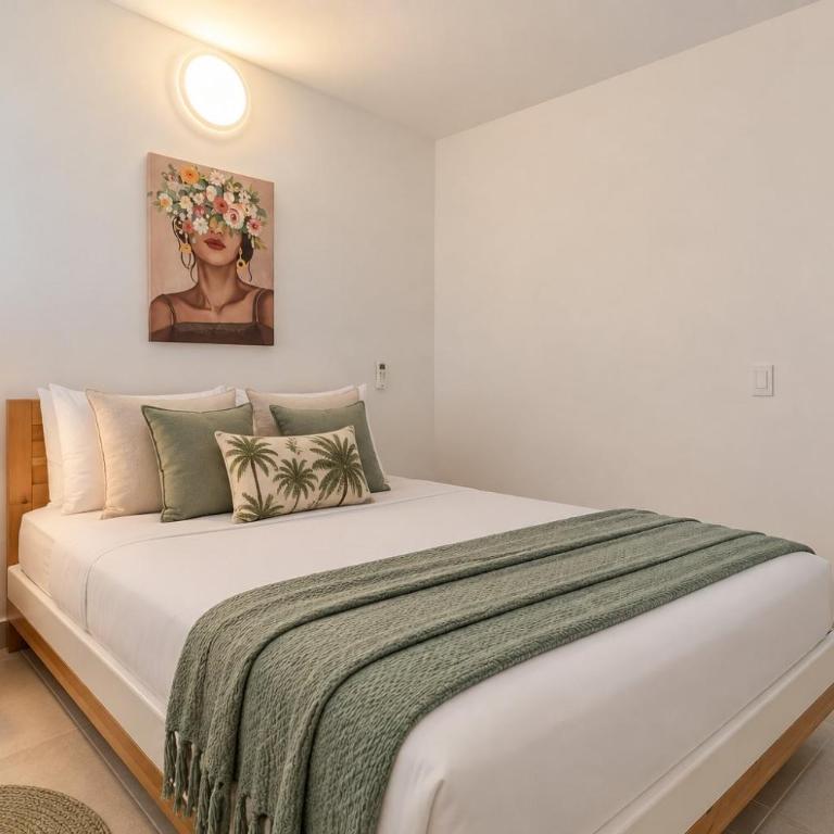 CLL11-404 Nuevo Apto Serena del Mar Playa-3min - Two-Bedroom Apartment with Balcony - 18