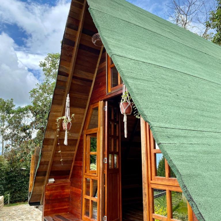 Cabaña chalet con jacuzzi privado, cerca de Medellín - Habitación Doble con bañera de hidromasaje - 2