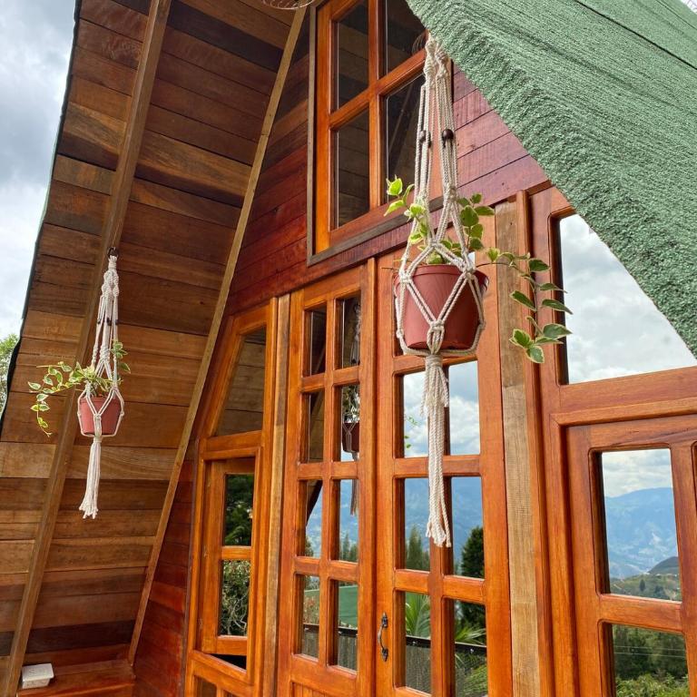 Cabaña chalet con jacuzzi privado, cerca de Medellín - Habitación Doble con bañera de hidromasaje - 4