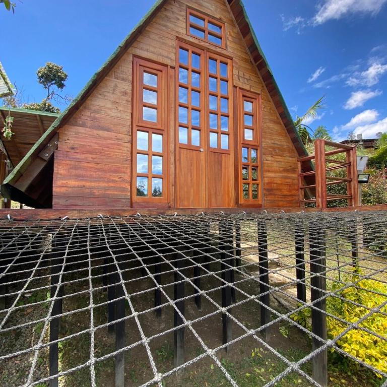 Cabaña chalet con jacuzzi privado, cerca de Medellín - Habitación Doble con bañera de hidromasaje - 12