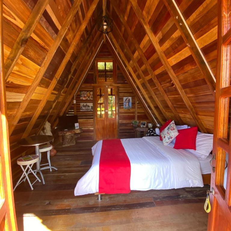 Cabaña chalet con jacuzzi privado, cerca de Medellín - Habitación Doble con bañera de hidromasaje - 23