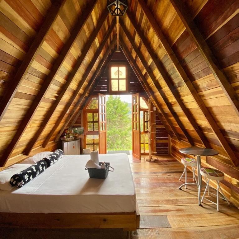 Cabaña chalet con jacuzzi privado, cerca de Medellín - Habitación Doble con bañera de hidromasaje - 37