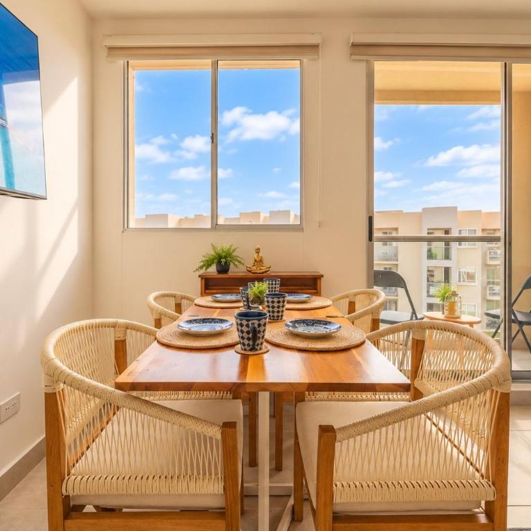 CLL11-404 Nuevo Apto Serena del Mar Playa-3min - Two-Bedroom Apartment with Balcony - 28
