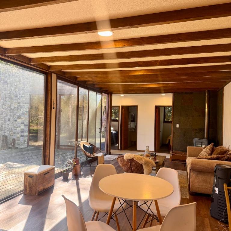 Refugio Los Coigues Casa en bosque con tinaja - Casa de 3 dormitorios - 12