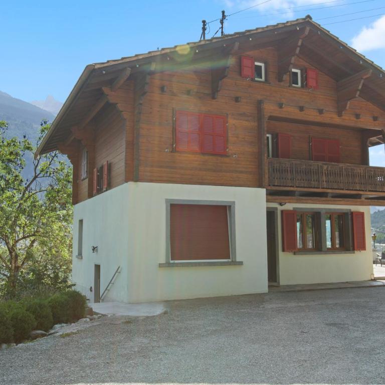 Chalet 10 personnes, vue Dent Blanche, parking - Chalet - 5