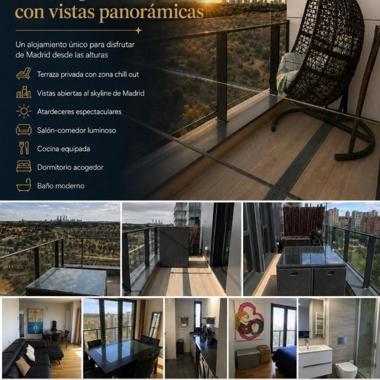 Espectacular Ático-Penthouse a 5 min de la Fórmula 1-Aeropuerto-IFEMA - Penthouse-Apartment - 1