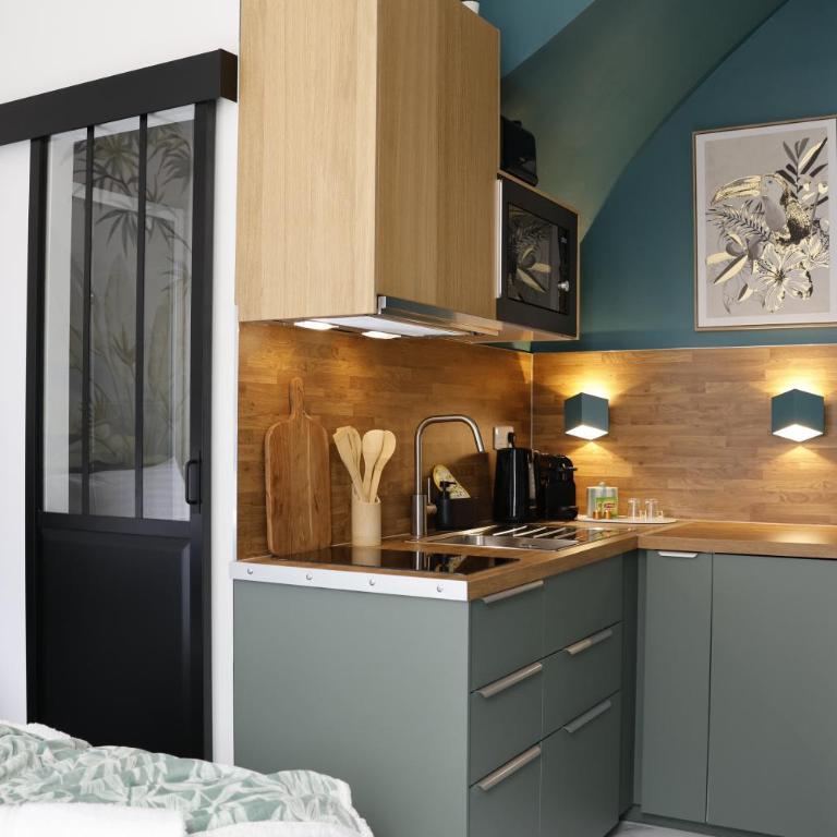 La Canopée Urbaine Studio Climatisé Gare - Appartement 1 Chambre - 7