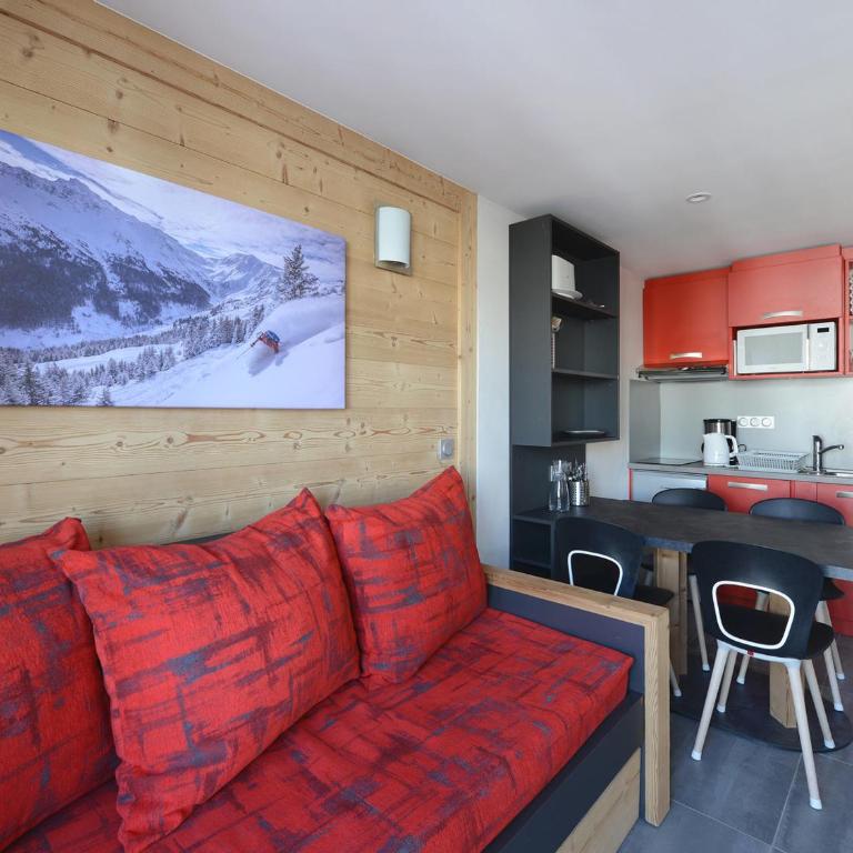 Appartement rénové, proche des pistes, pour 5 pers., balcon, animaux admis - One-Bedroom Apartment - 14