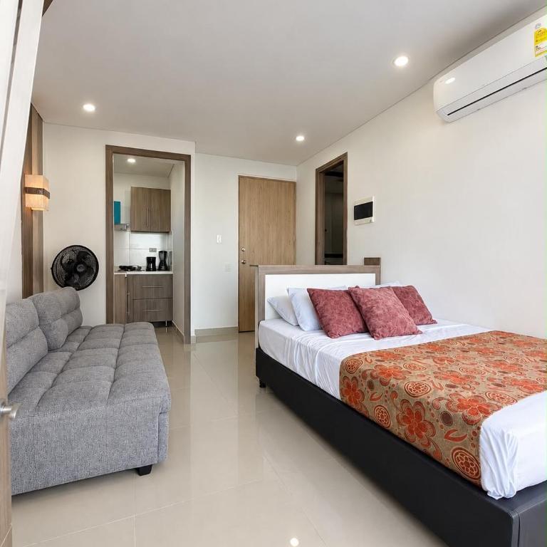 Aparta Suite Vista al Mar Rodadero Sur - One-Bedroom Apartment - 3