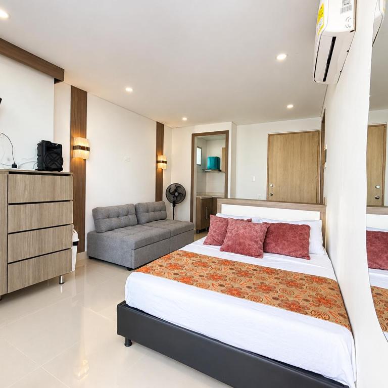 Aparta Suite Vista al Mar Rodadero Sur - One-Bedroom Apartment - 4