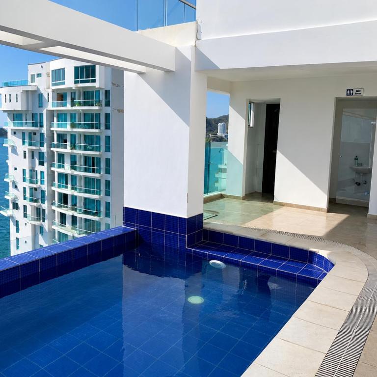 Aparta Suite Vista al Mar Rodadero Sur - One-Bedroom Apartment - 13