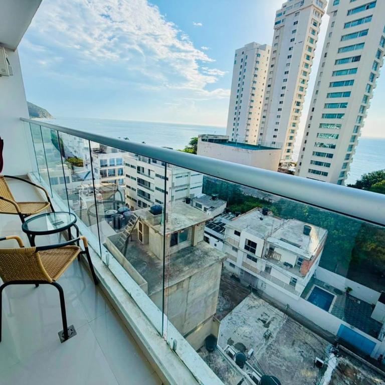Aparta Suite Vista al Mar Rodadero Sur - One-Bedroom Apartment - 24
