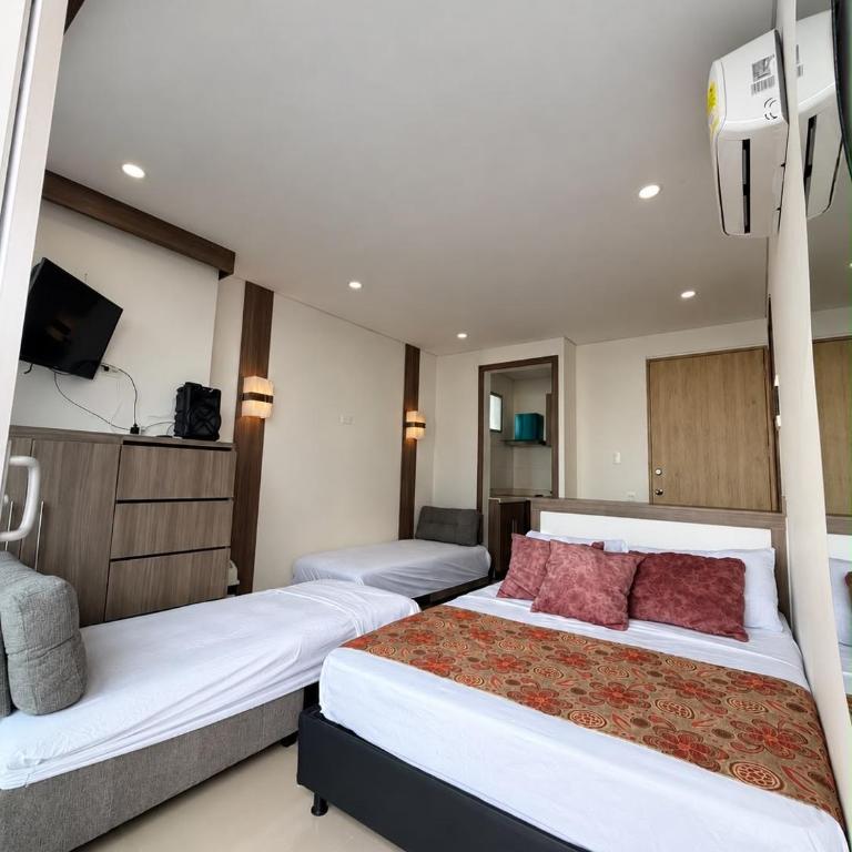 Aparta Suite Vista al Mar Rodadero Sur - One-Bedroom Apartment - 11
