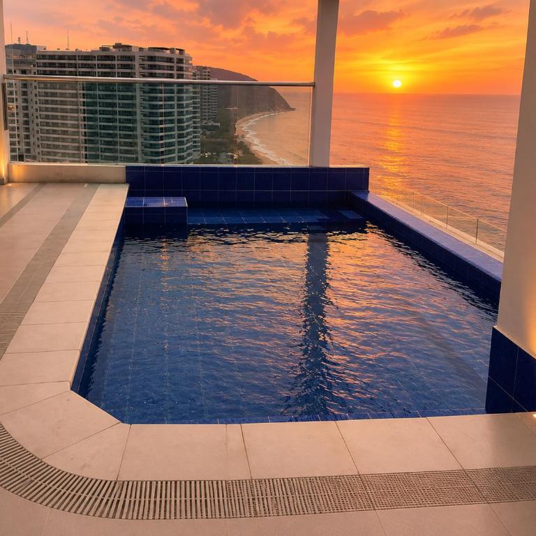 Aparta Suite Vista al Mar Rodadero Sur - One-Bedroom Apartment - 33