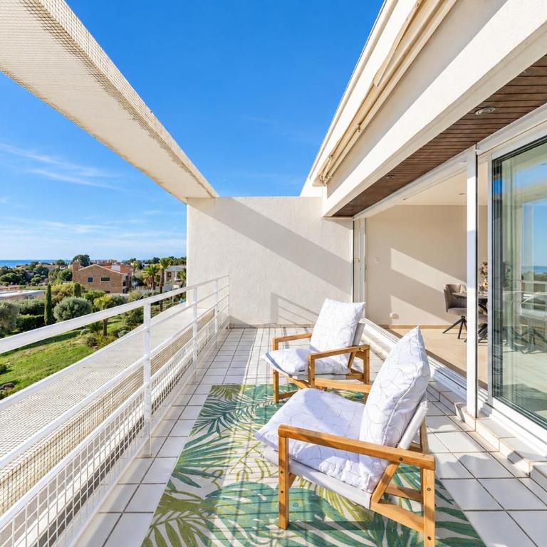 Bandol Vue Mer Panoramique, Terrasse, Calme & Parking - Appartamento con 2 Camere da Letto - 14