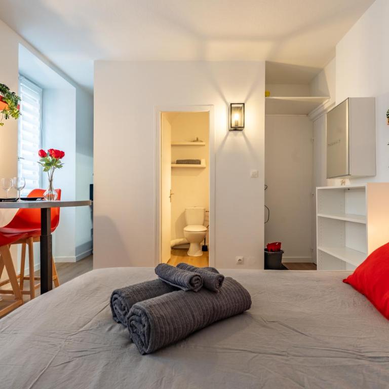 La Cerise - Strasbourg Centre - Cozy Studio - Wifi & TV - Appartement 1 Chambre - 18