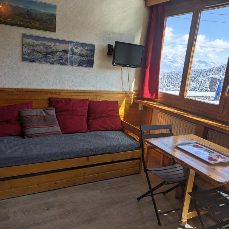 Studio 2* à La Plagne, Vu Mont Blanc, Casier à Ski, Plein Centre - Monolocale - 12