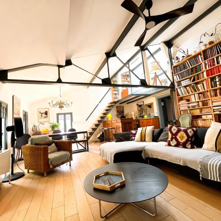 Loft climatisé de 120m2 Centre-Ville à côté de la Comédie Grande ou Petite Terrasse selon les mois - Apartment - 1