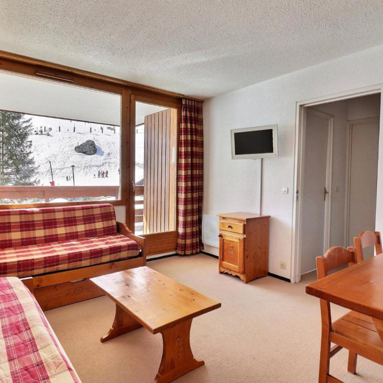 Charmant 2 Pièces, Balcon Sud, Skis aux Pieds - Appartement 1 Chambre - 1