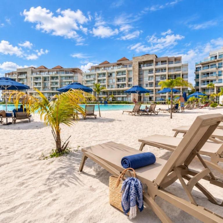 Baia Kristal: playa privada, laguna y balcón - One-Bedroom Apartment with Balcony - 47