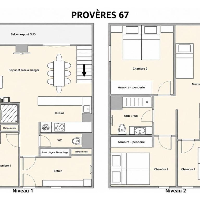 Superbe Duplex 5 Pièces sur Pistes, 4 Chambres, 10 Pers. - Apartment mit 4 Schlafzimmern - 26