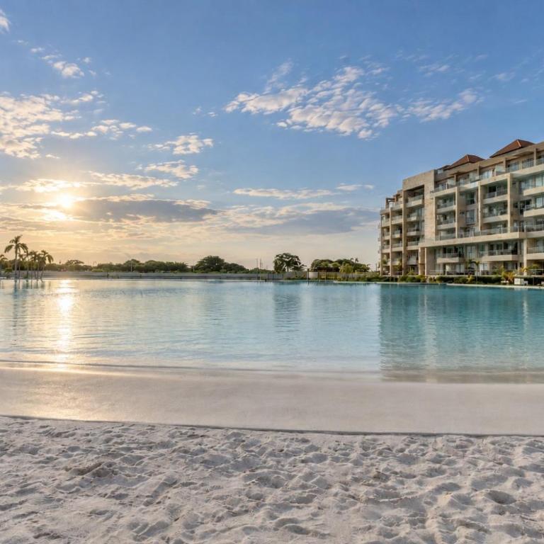Baia Kristal: playa privada, laguna y balcón - One-Bedroom Apartment with Balcony - 52