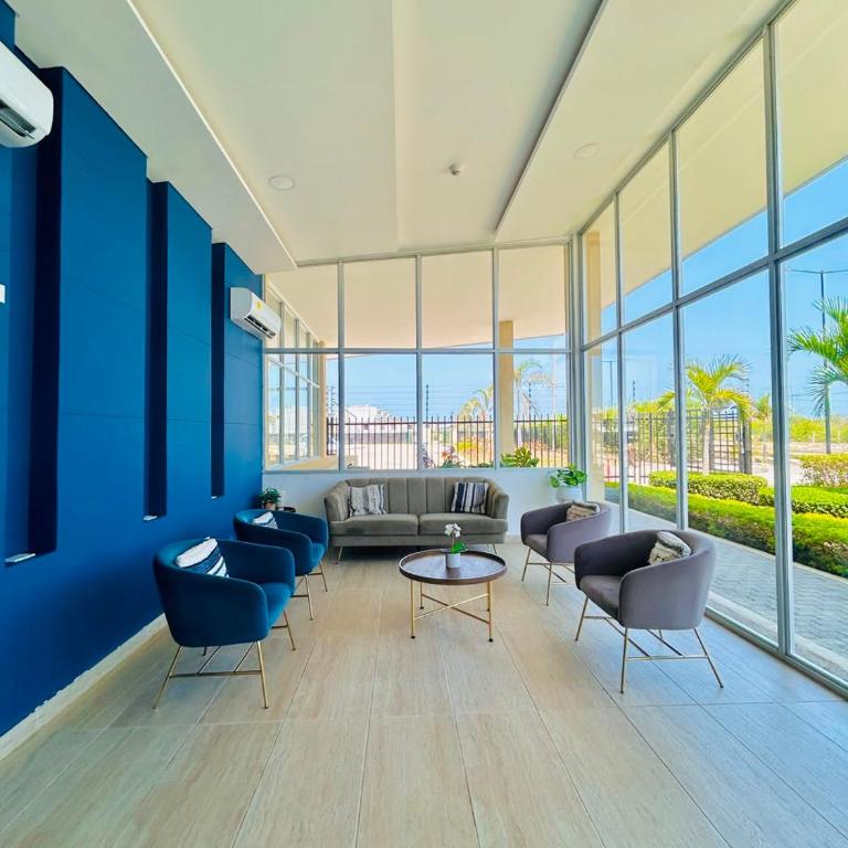 Apartamento completo-playa, piscina, tranquilidad - Two-Bedroom Apartment with Balcony - 10