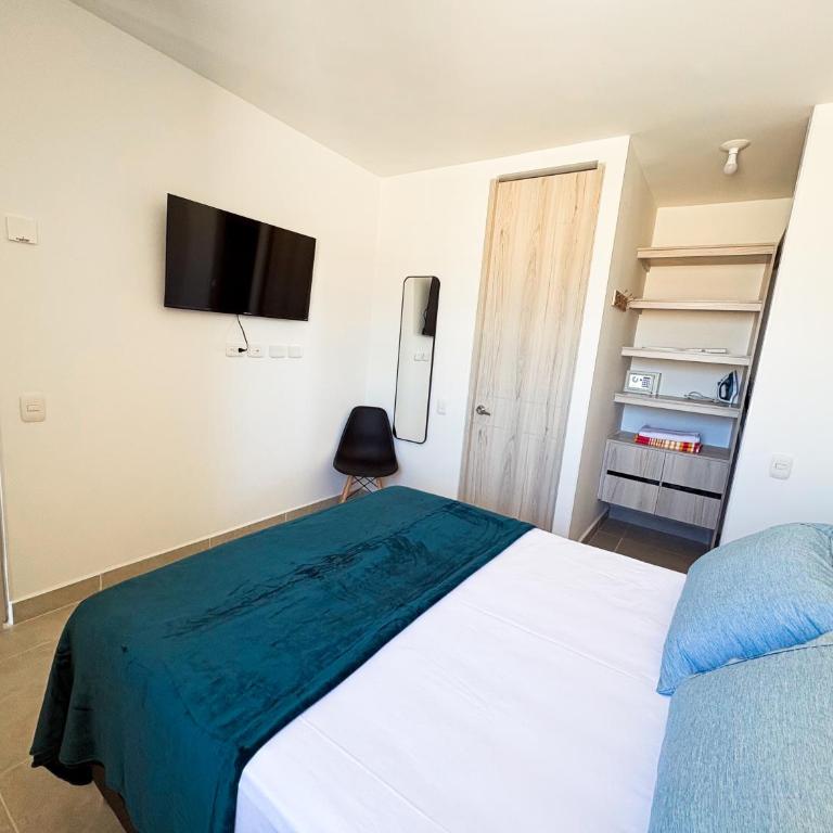 Apartamento completo-playa, piscina, tranquilidad - Two-Bedroom Apartment with Balcony - 40