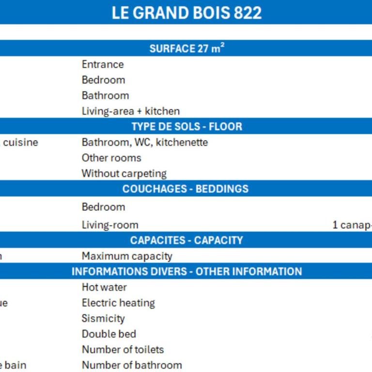 Confortable 2 pièces skis aux pieds près des commerces - Appartement 1 Chambre - 22