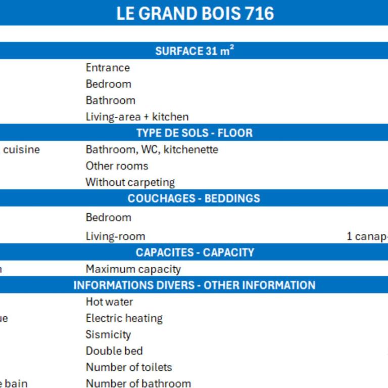 Confortable 2 Pièces, Skis aux Pieds, Proche Commerces - Appartement 1 Chambre - 22