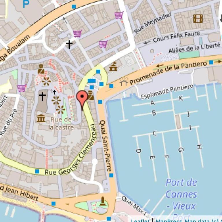 New loft 1 bedroom flat cannes croisette Palais des festivals - Apartment mit 1 Schlafzimmer mit Stadtblick - 11
