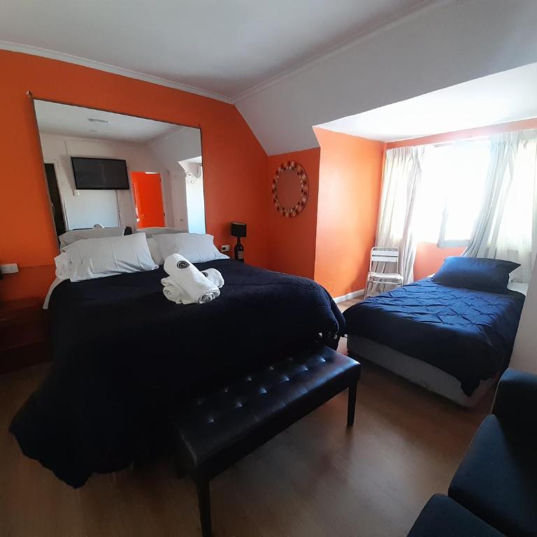 Hostal Chile Chico - Habitación Doble Deluxe - 2 camas - 2
