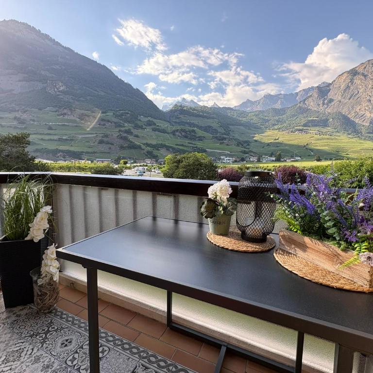 Saillon Bains, randos, vélo, ski & vignes - Apartment mit Blick auf die Berge - 1