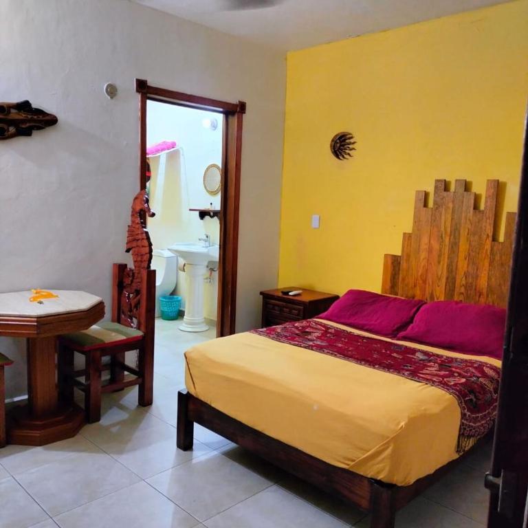 Cancun Guest House 3 near Ado bus terminal and 25 min from-to airport by shuttle - Habitación Doble - 1 o 2 camas - 3