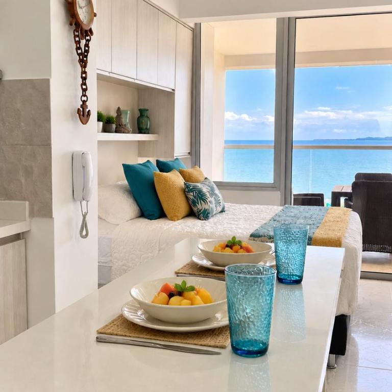 Suite frente al mar + piscina + balcón privado 727 - Suite con cama grande - 12