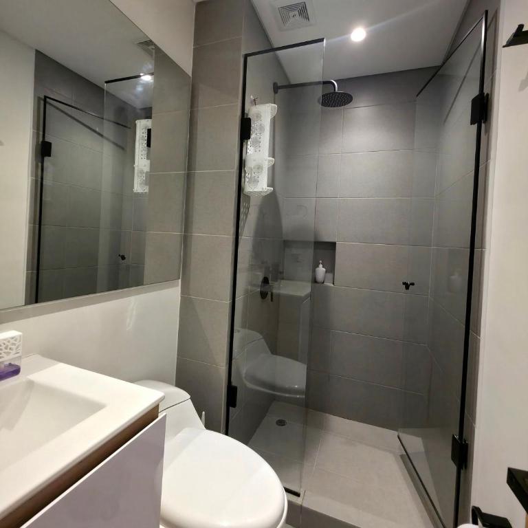 Apartamento 2 Habitaciones, Balcón, Parking, Usaquén - Deluxe One-Bedroom Apartment with City View - 26