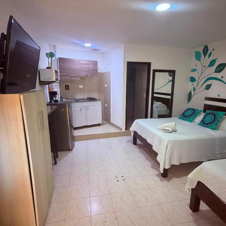 APARTAHOTEL BEIRUT INN - Habitación Doble - 2 camas - 3