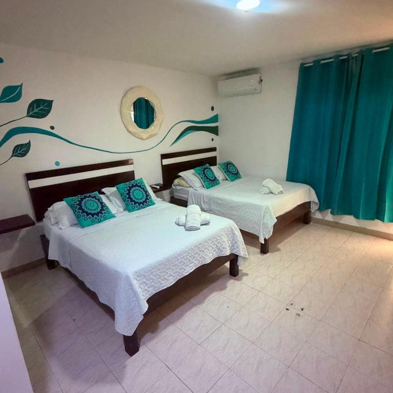 APARTAHOTEL BEIRUT INN - Habitación Doble - 2 camas - 5