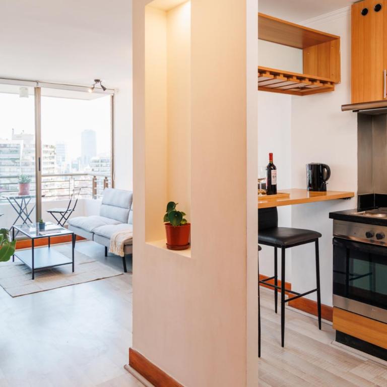 Las Condes Skyline Steps from Parque Arauco - Apartamento de 1 dormitorio - 29