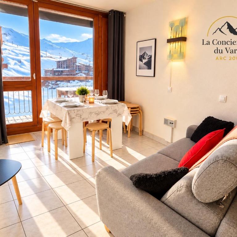 La Loge des Neiges - Ménage inclus - Lits faits - Ski IN-OUT - Arc 2000 - La conciergerie du Varet - Appartement 1 Chambre - 4