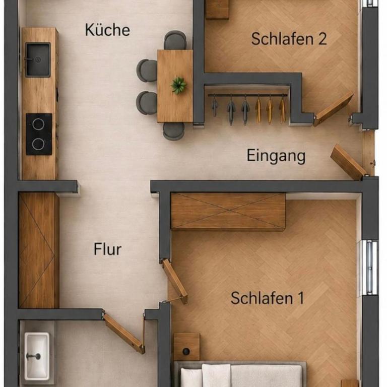 Apartment Pletzer - Apartment mit 2 Schlafzimmern und Terrasse - 30