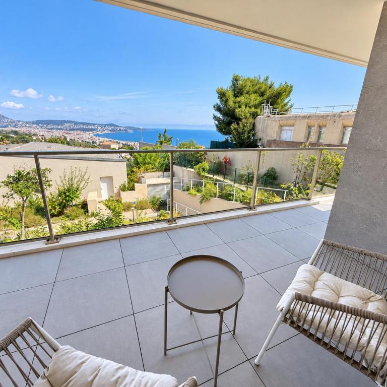 Casa Serena Sea View Terrasse Parking Bleu Pearl - Appartement 2 Chambres - 4