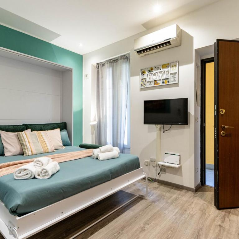 Studio 14 - Cozy Apartment - AC - WiFi - 100mt M1 - One-Bedroom Apartment - 2