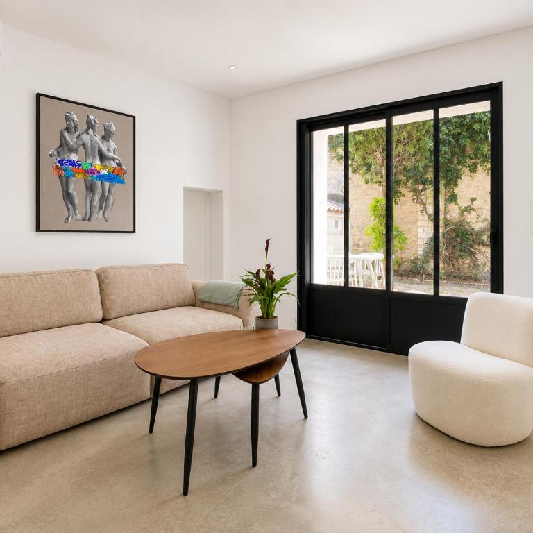 Carré du Roi, T3, jardin, clim, centre-ville, arceaux - Appartamento - 7