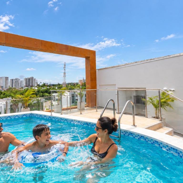 Belmonte 316 en Armenia, Ubicación Estratégica, Piscina, Cama King y Parqueadero Cubierto Gratis, Ideal Eje Cafetero - Two-Bedroom Apartment - 1