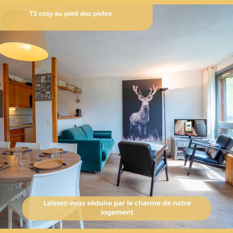 Le Chavaniou I T2 I Les Gets - Appartement 1 Chambre avec Balcon et Vue sur les Montagnes - 1