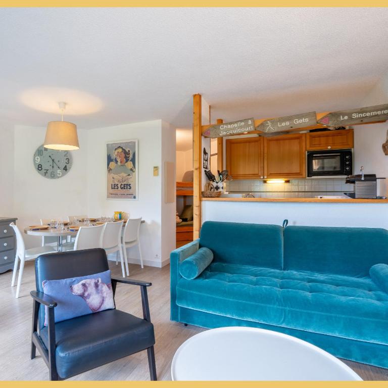 Le Chavaniou I T2 I Les Gets - Appartement 1 Chambre avec Balcon et Vue sur les Montagnes - 8