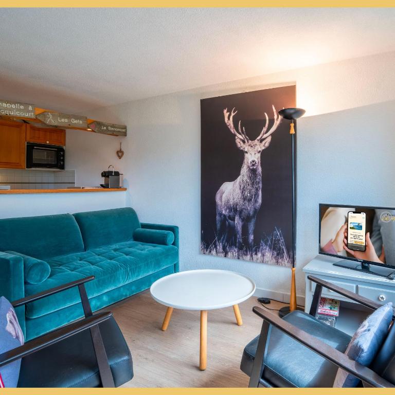 Le Chavaniou I T2 I Les Gets - Appartement 1 Chambre avec Balcon et Vue sur les Montagnes - 9