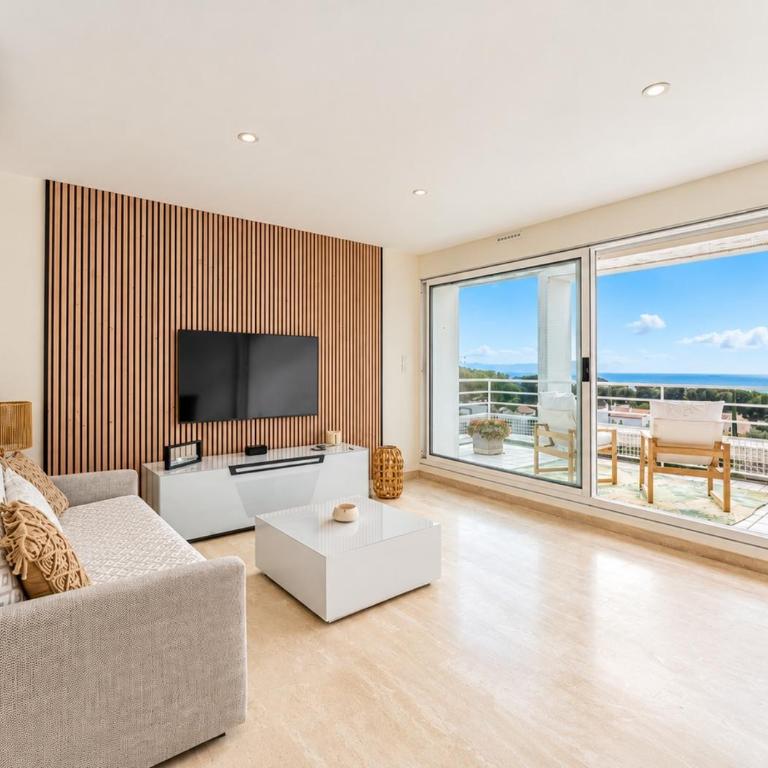 Bandol Vue Mer Panoramique, Terrasse, Calme & Parking - Appartamento con 2 Camere da Letto - 4