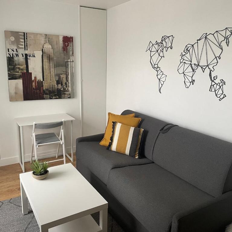 Bright and cozy studio 30mn from Avenue Niel - Appartement 1 Chambre - 8